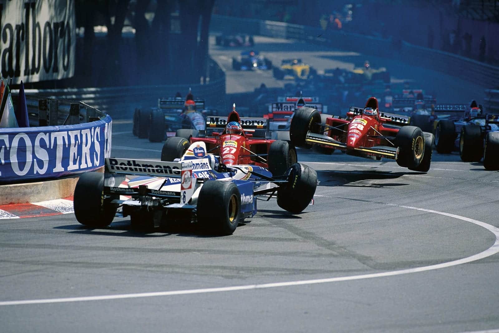 Monaco F1 start crash 1995