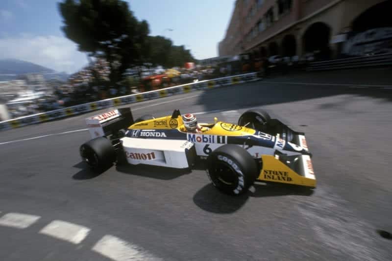 Nelson Piquet at the 1987 Monaco Grand Prix