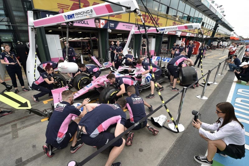 Racing Point practises pitstops despite the cancellation of the 2020 Australian Grand Prix