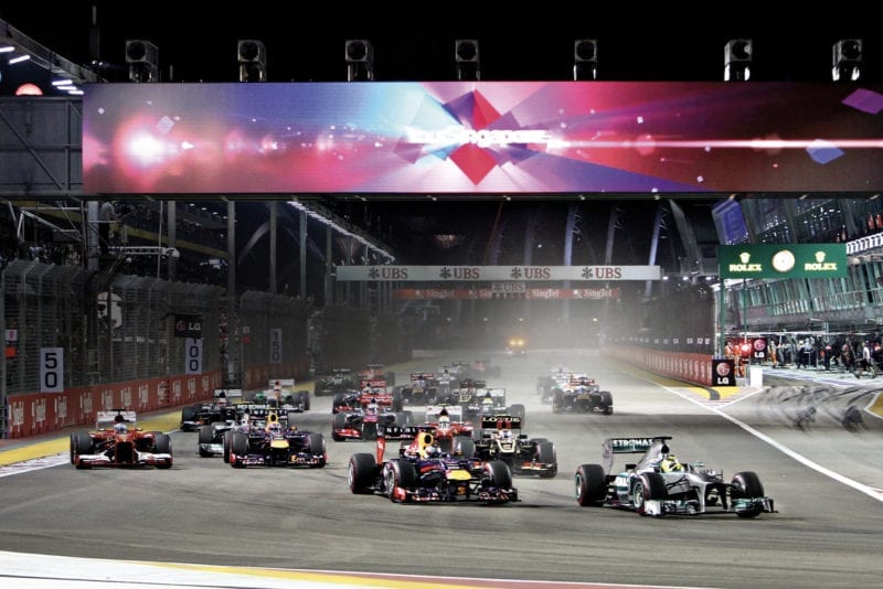 Singapore Grand Prix start