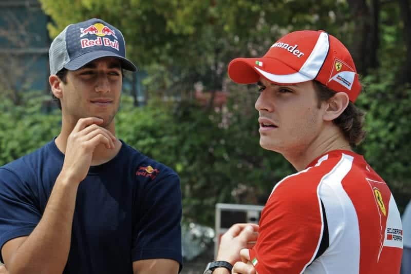 Daniel Ricciardo and Jules Bianchi in 2011