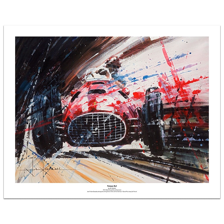 Pampas Bull | Frolian Gonzalez - Ferrari - 1951 | John | Art Print