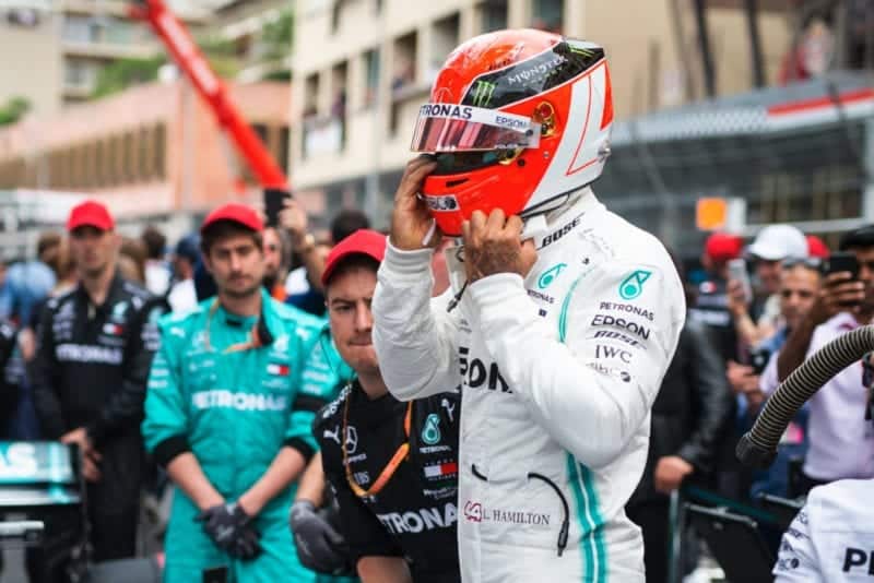 Lewis Hamilton at the 2019 Monaco Grand Prix