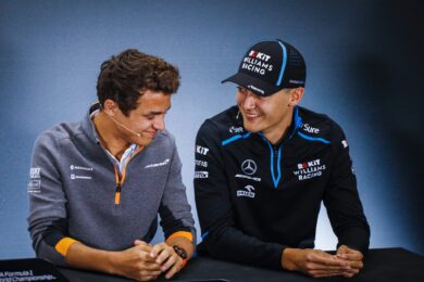 The racing’s virtual, but we’re seeing the authentic face of F1’s new generation