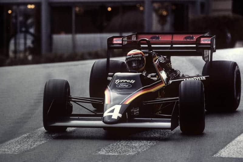 Stefan Bellof at the 1984 Monaco Grand Prix