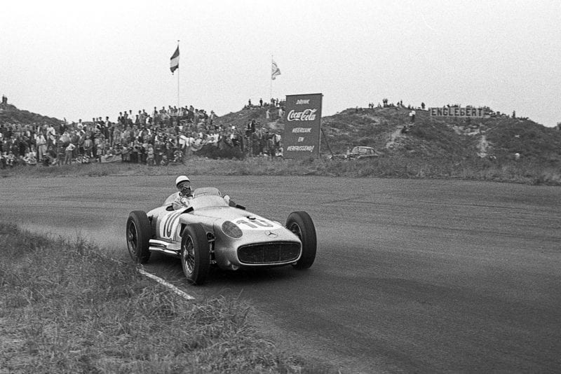 Stirling Moss during the 1955 Dutch Grand Prix