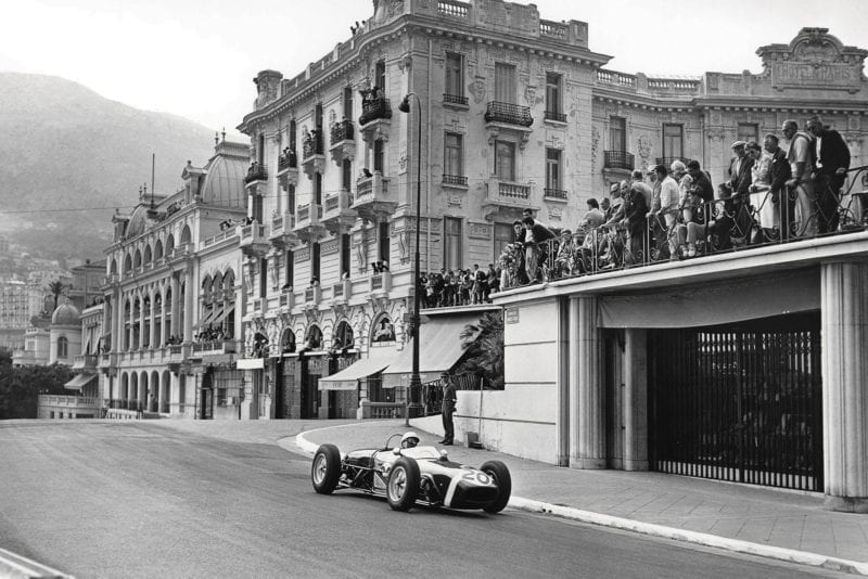 Stirling Moss in the 1961 Monaco Grand Prix