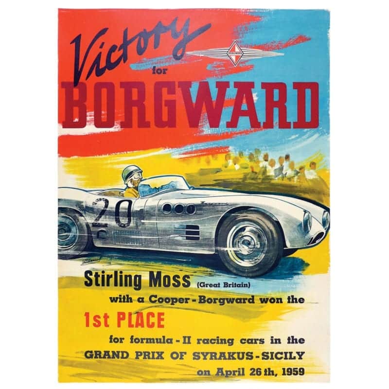 1959 Sicily GP poster