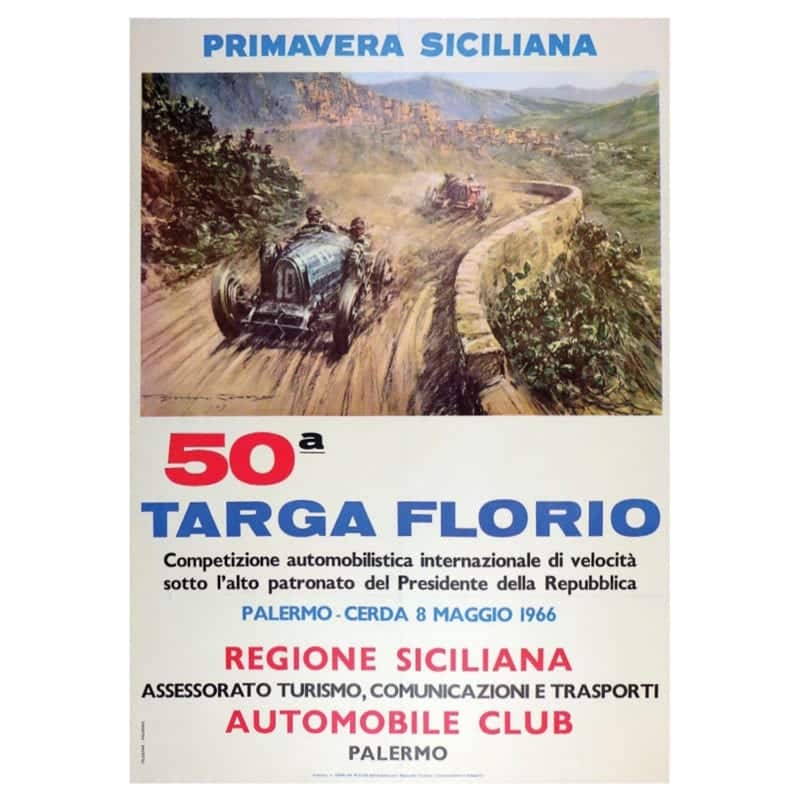 1966 Targa Florio poster