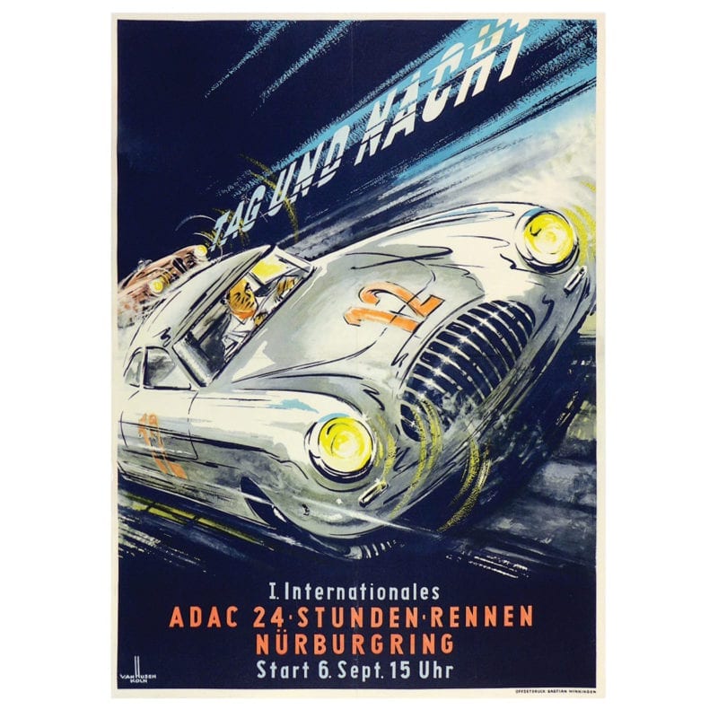 1953 24hr Nurburgring poster