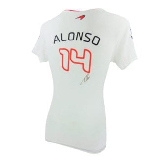 Product image for Fernando Alonso – F1 World Champion - McLaren shirt | memorabilia | signed Fernando Alonso