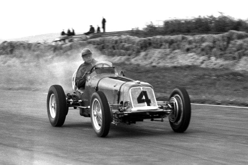 Bob Gerard driving an ERA in the 1951 Festival of Britain Trophy at Goodwood