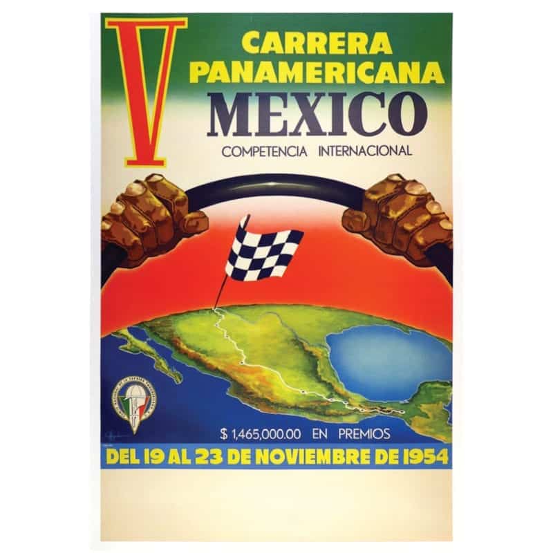 Carrera Panamericana 1954 poster