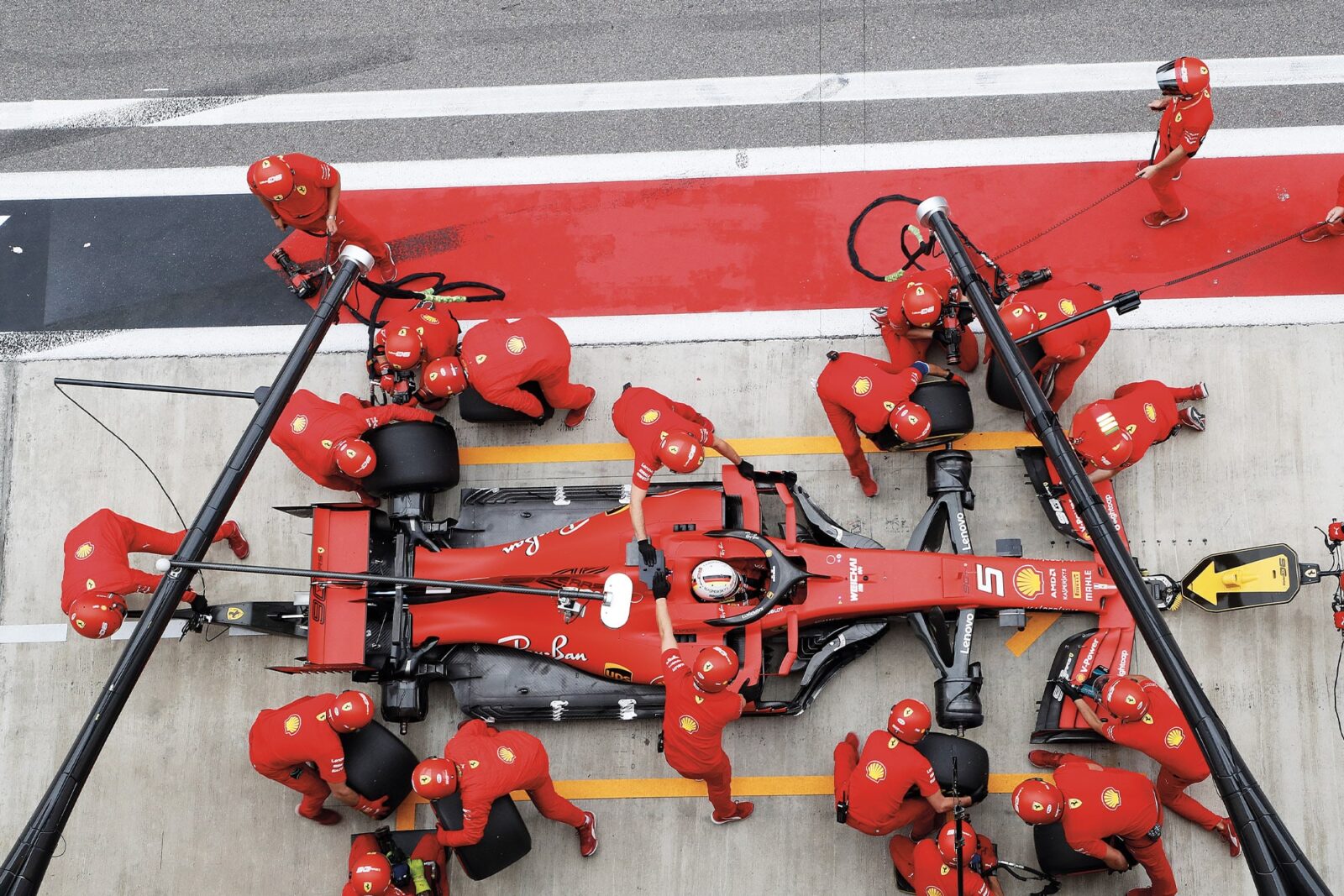 Ferrari pitstop