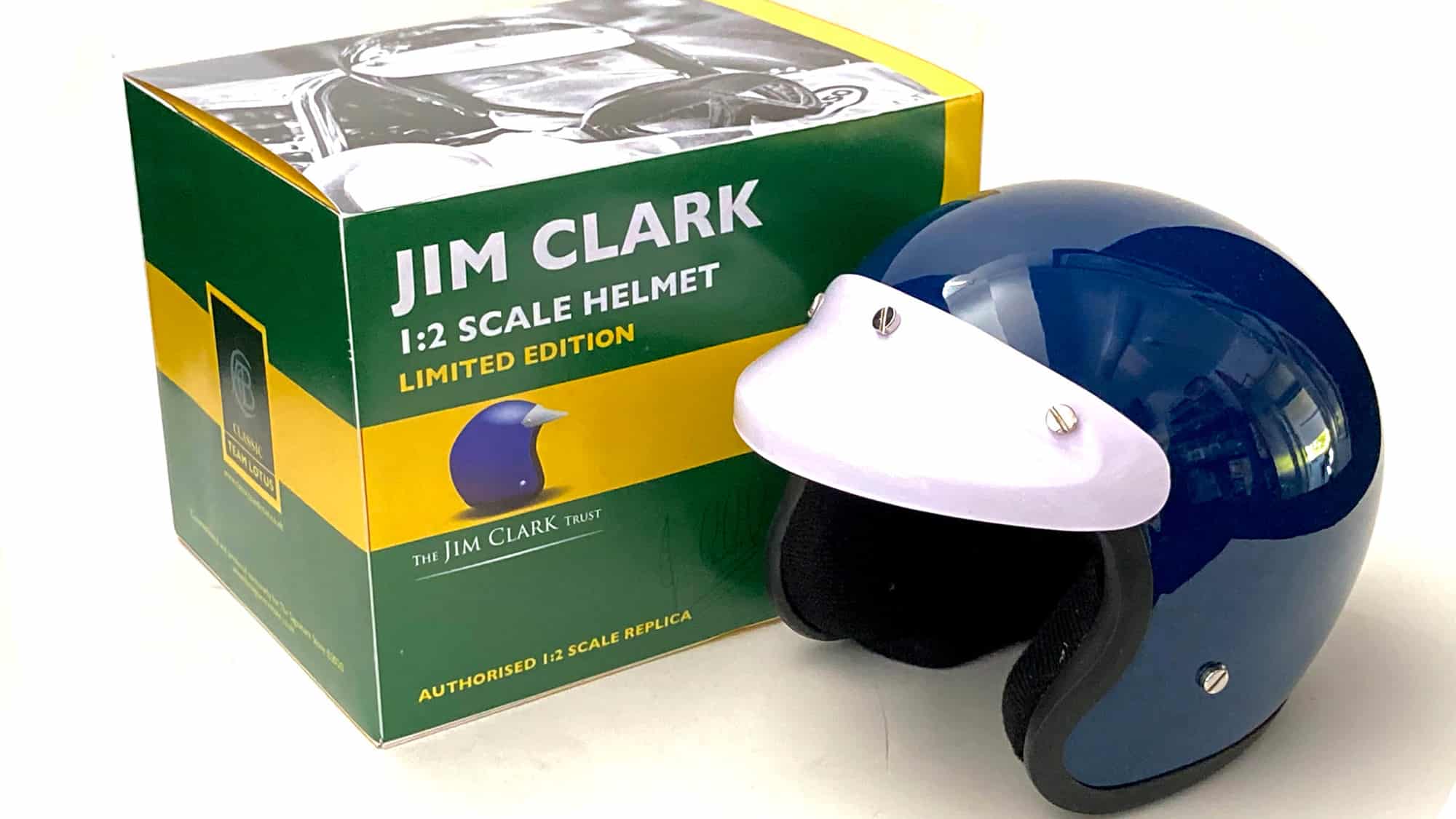 Jim Clark replica helmet