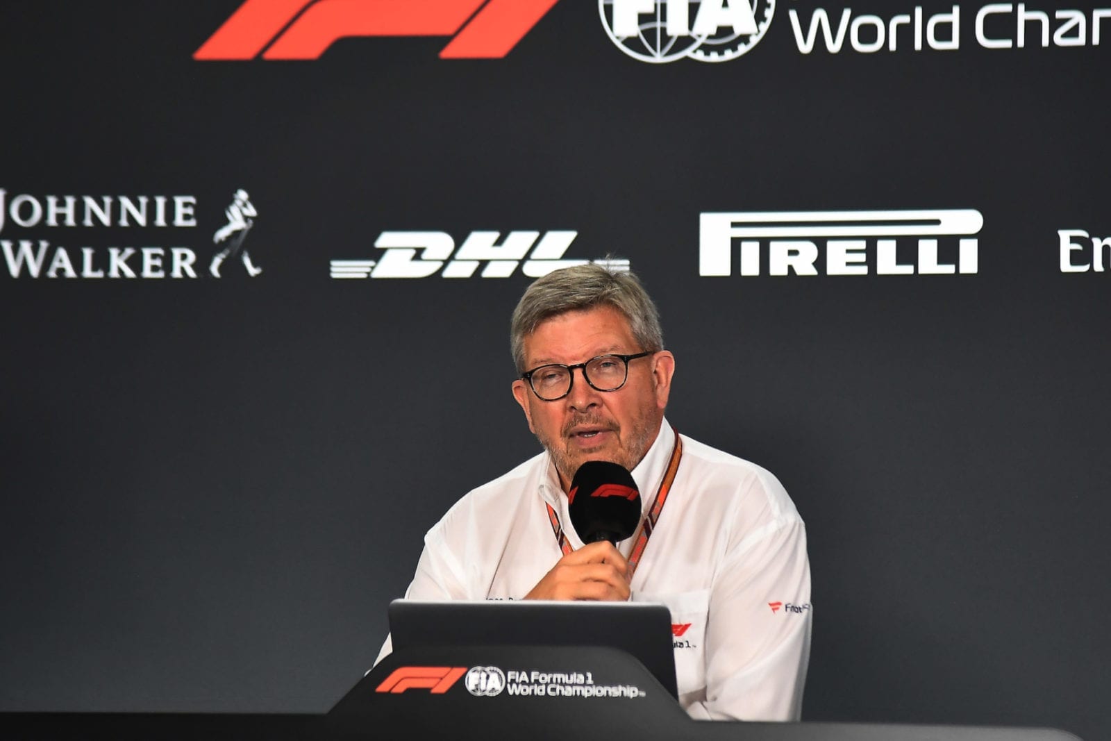 Ross Brawn during the 2019 Singapore GP weekend