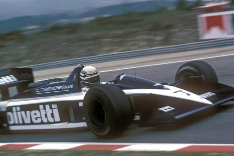 Riccardo Patrese in the Brabham BT55