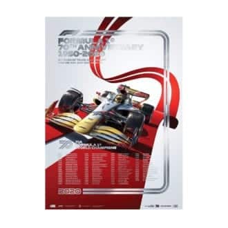 Product image for Formula 1® World Champions: 1950-2019 | 70th Anniversary | Automobilist | Collector's Edition poster