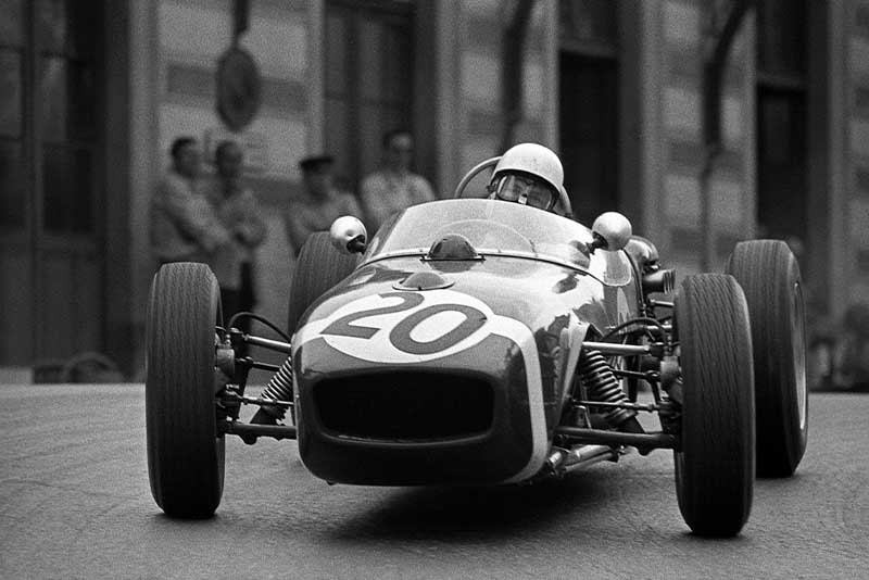 Stirling Moss Lotus 18 Monaco 1961