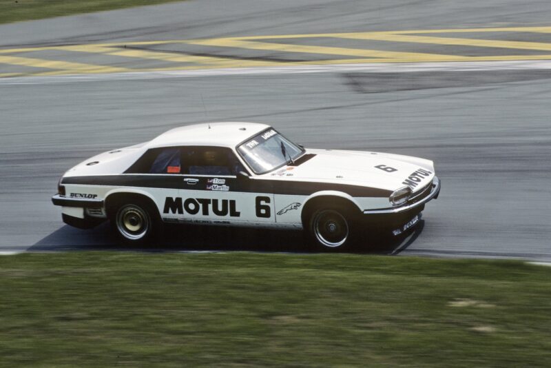 Tom Walkinshaw and Martin Brundle JAguar XJS at Zeltweg ETCC in 1983