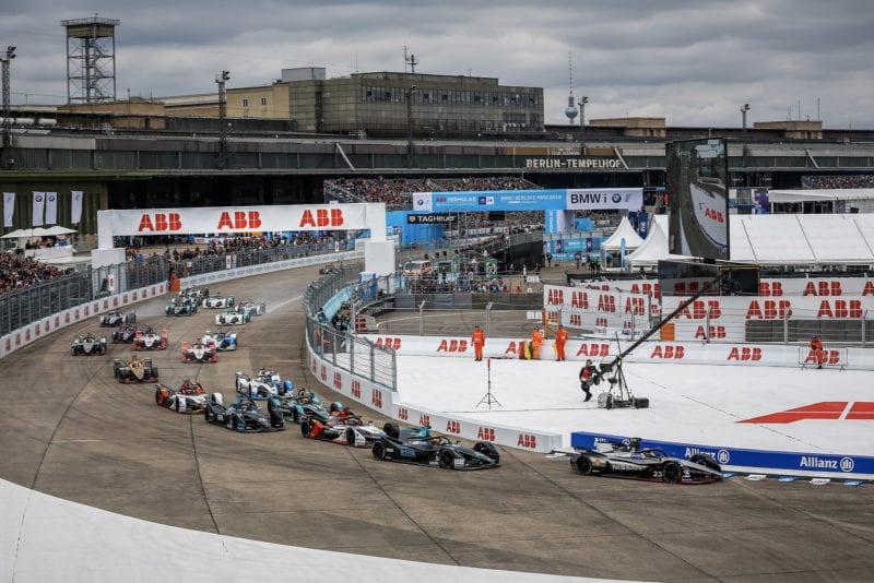 2019 Formula E Berlin Tempelhof start