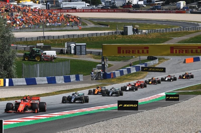 2019 Austrian GP start