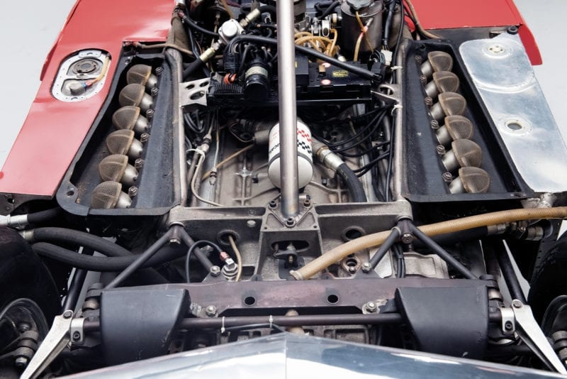 Engine of the 1975 Ferrari 312T