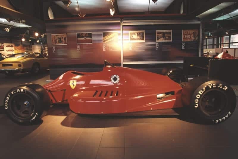 Ferrari 637 prototype IndyCar in Maranello museum
