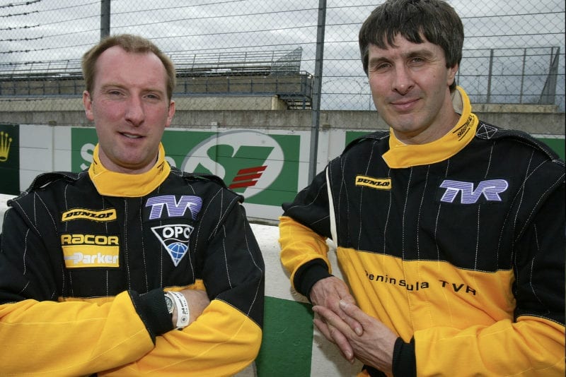 John Hartshorne and Piers Johnson at Le Mans in 2005