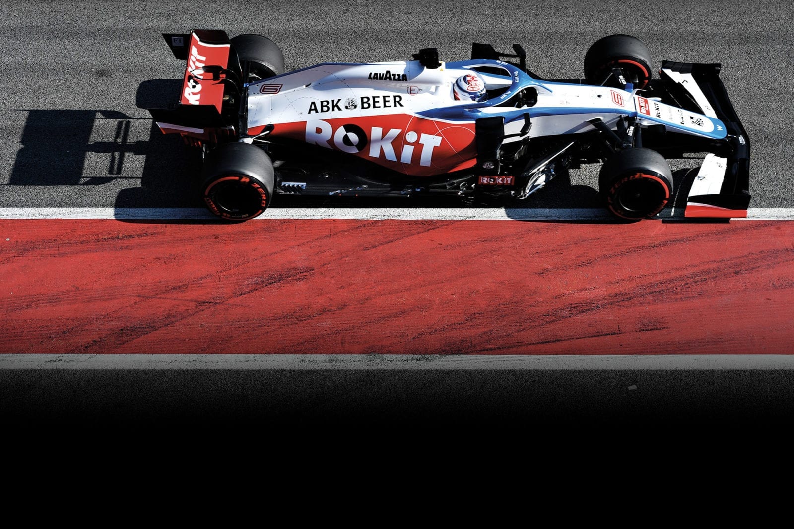 Nicholas Latifi drives the Williams FW43 at 2020 F1 preseason testing