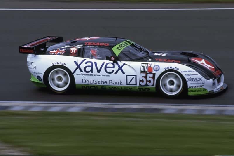 Simon Pullan and Martin Short TVR Tuscan at SIlverstone in the 2002 British GT championship