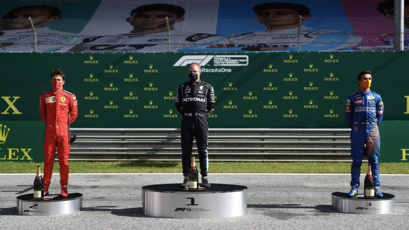 2020 Austrian Grand Prix podium