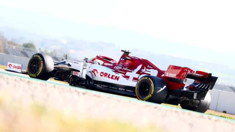 Kimi Raikkonen, pre-season testing 2020