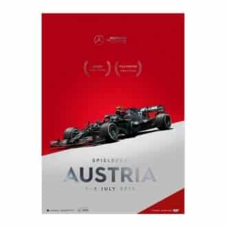 Product image for Winners' Series | Valtteri Bottas - Mercedes W11 - Austria 2020 | Automobilist | Collector's Edition poster