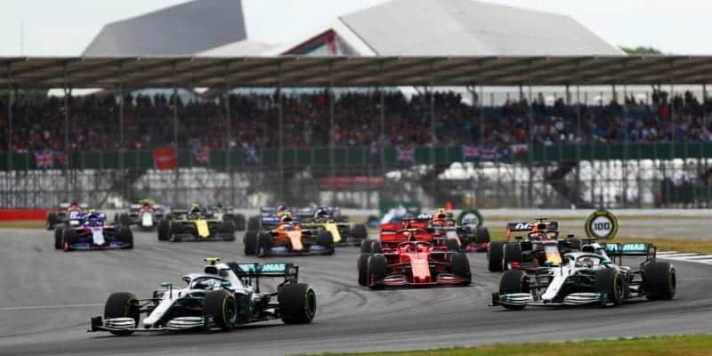 2020 British Grand Prix race start