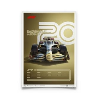 Product image for Formula 1® Decades – 2020s - The Future Lies Ahead | Automobilist | Limited Edition poster