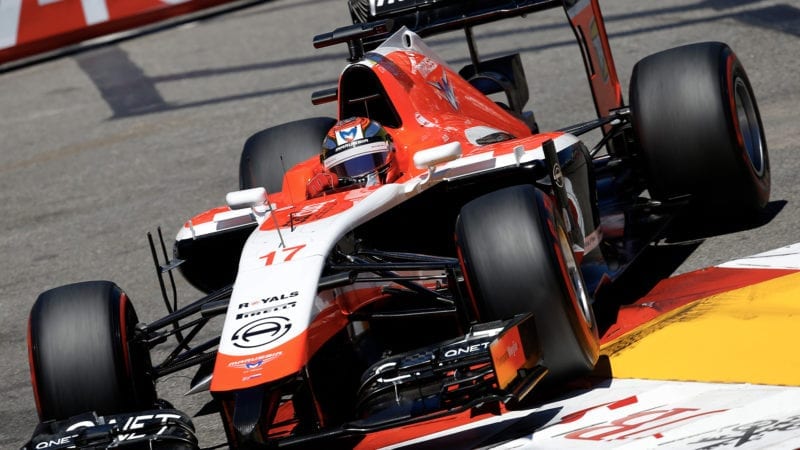 Jules Bianchi during the 2014 F1 Monaco Grand Prix