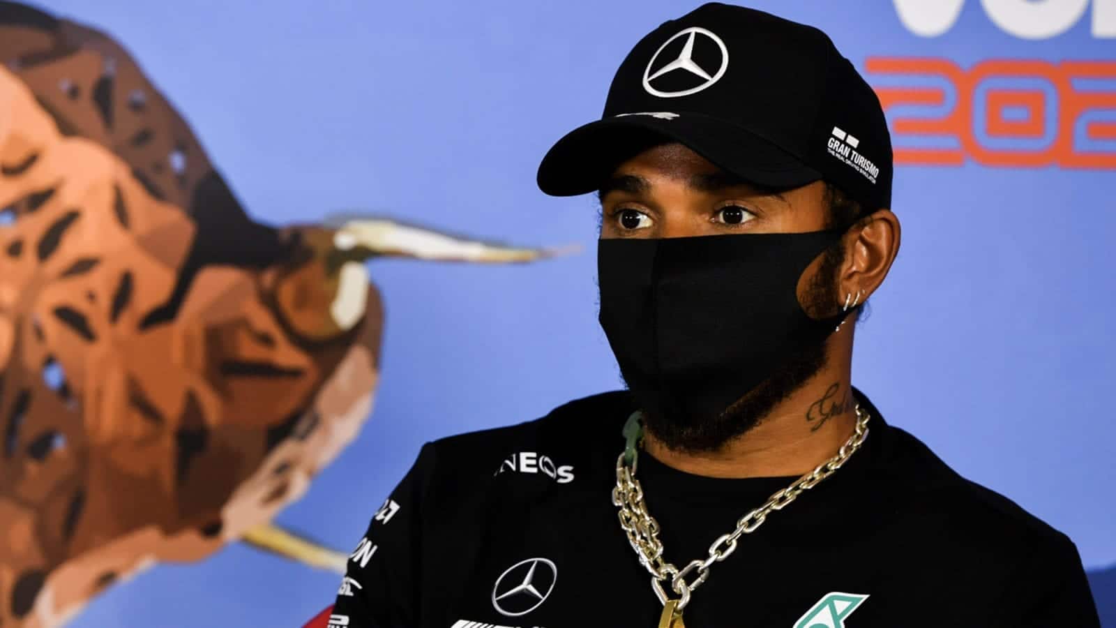 Lewis Hamilton at Thursday press conference ahead of the 2020 F1 Austrian Grand Prix