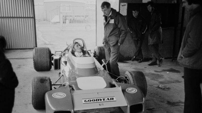 Ron Tauranac with Graham Hill in 1971