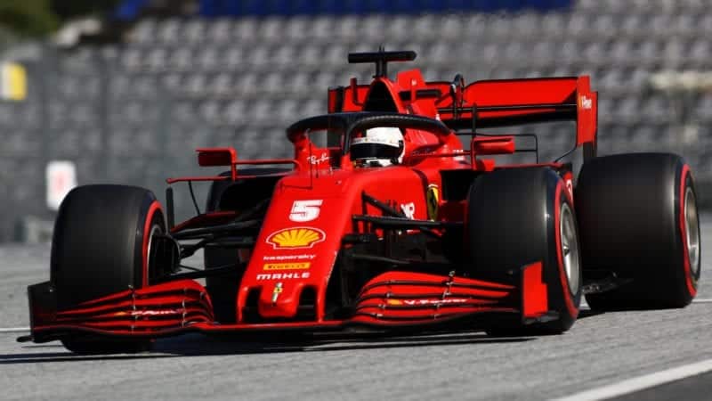 Sebastian Vettel, 2020 Austrian GP
