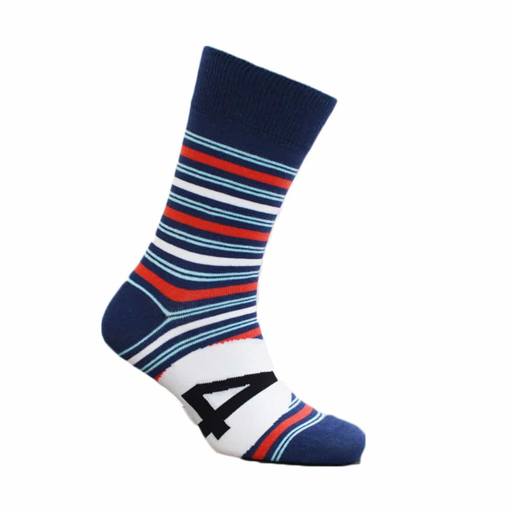 Racing Stripe - Martini | Motoring Leg-Ends | Socks