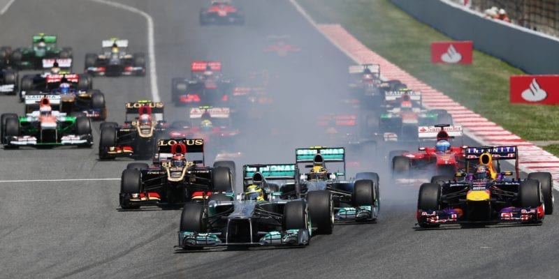 2013 Spanish Grand Prix start