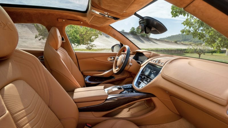 2020 Aston Martin DBX interior