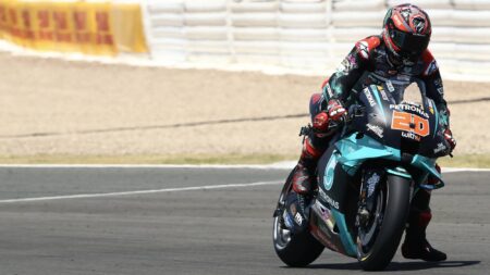 Fabio’s rear-brake trick