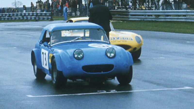 Frogeye Sprite raced by Jonathan Palmer