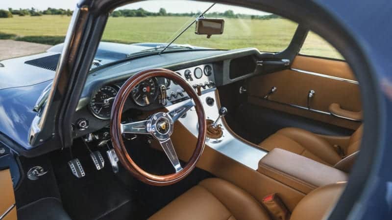 Interior of the 2020 Eagle E-type Lightweight GT