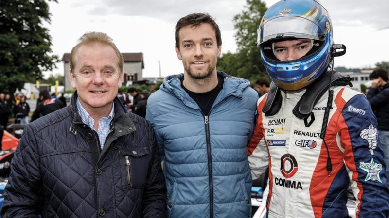 Jonathan Palmer with his sons Jolyon and Will