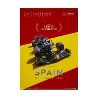 Product image for Lewis Hamilton - Mercedes W11 - Spain 2020 | Collector’s Edition poster