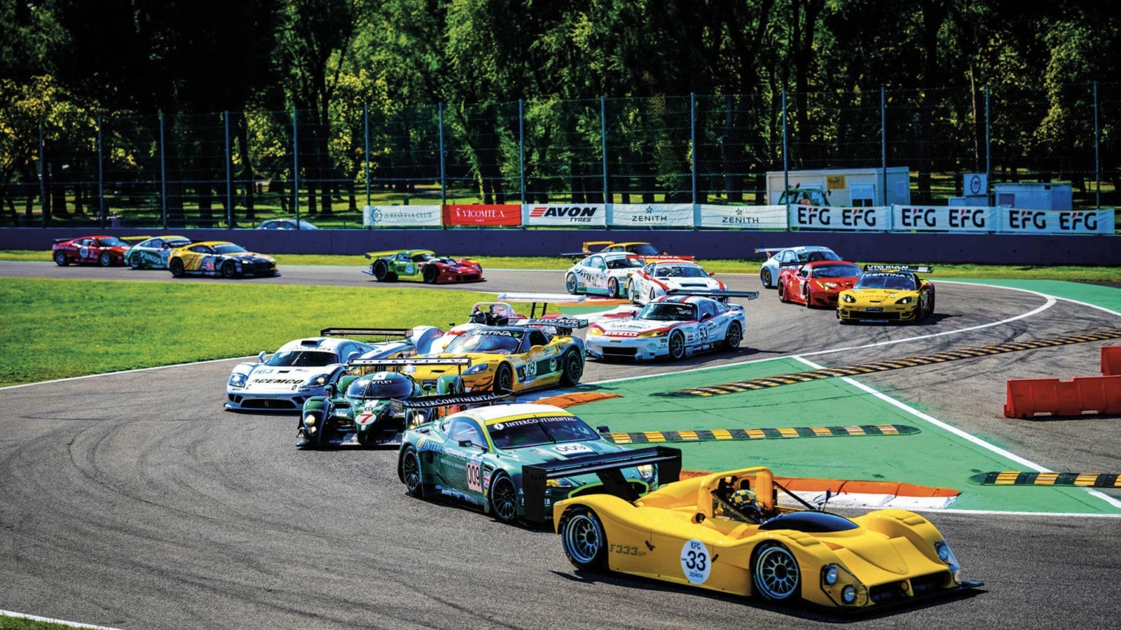 Le Mans cars at the Monza Historic event