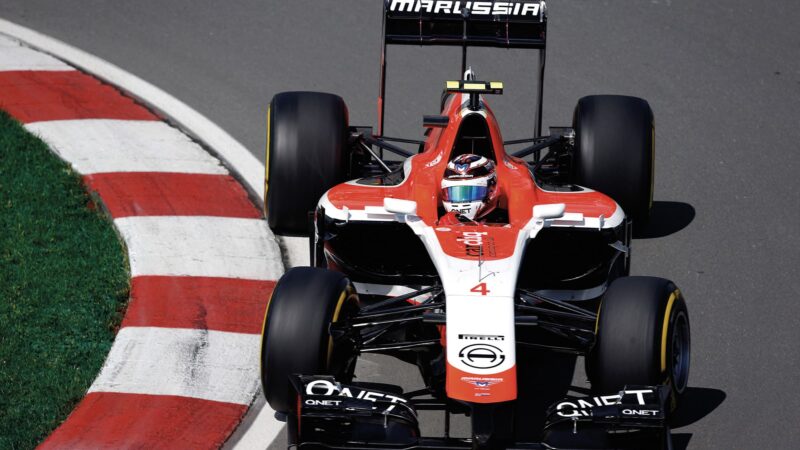 Max Chilton in a Marussia